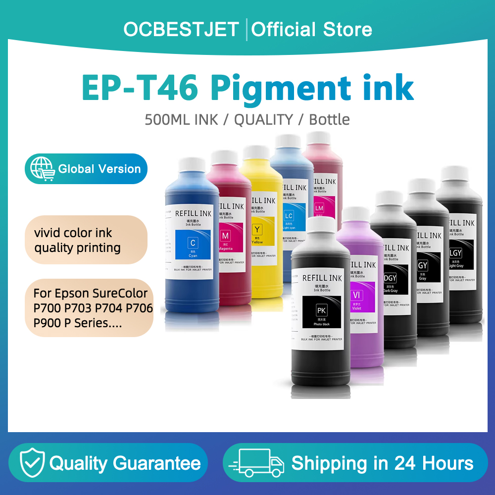 Fountain Pen Bottled Ink - 500ML /Bottle Waterproof Pigment Ink For