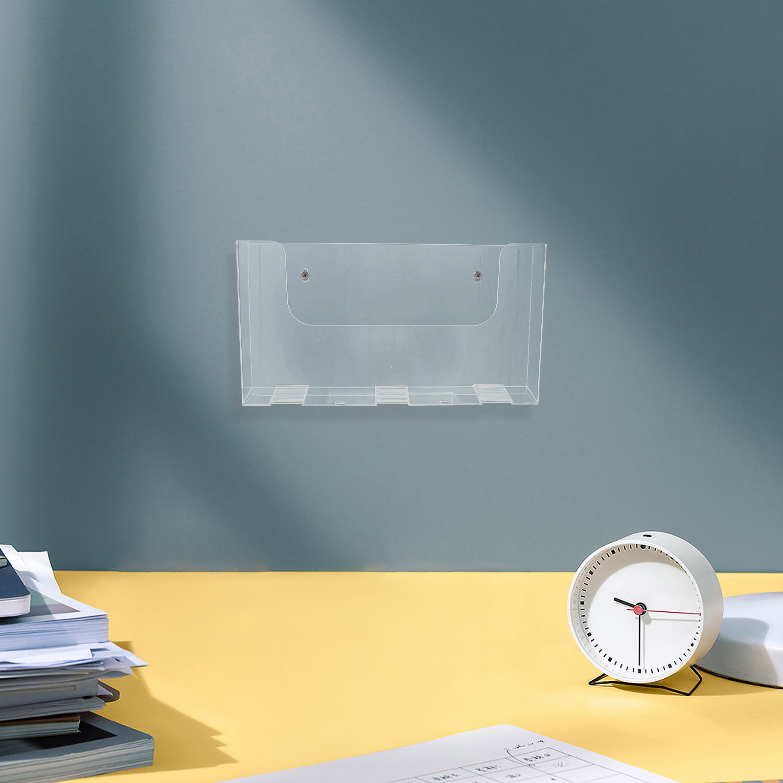 2Pcs Acrylic Wall Mounted File - Magazine Holder Rack recension och pris
