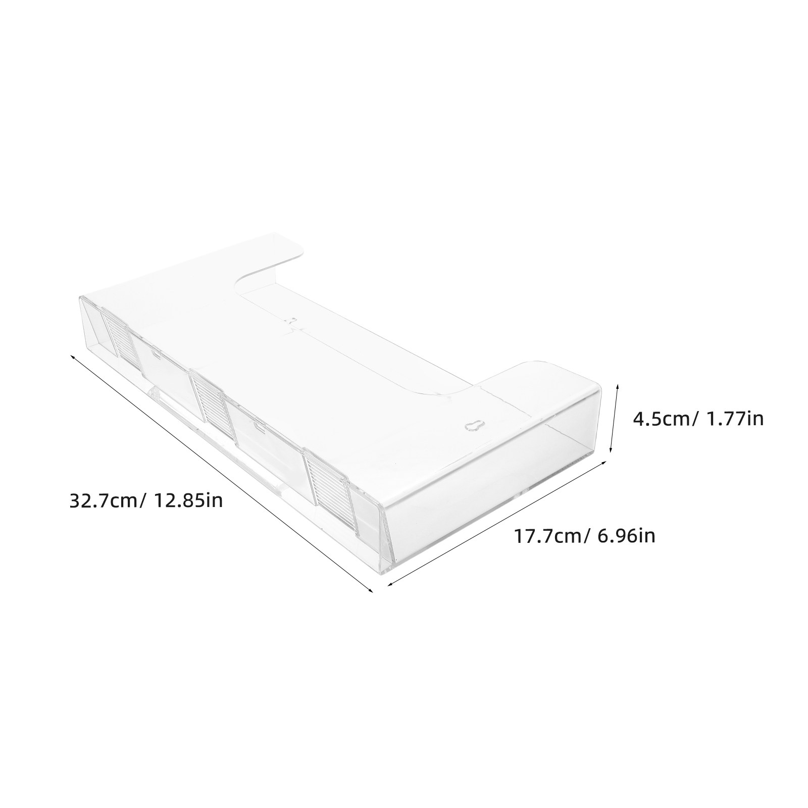 2Pcs Acrylic Wall Mounted File - Magazine Holder Rack recension och pris