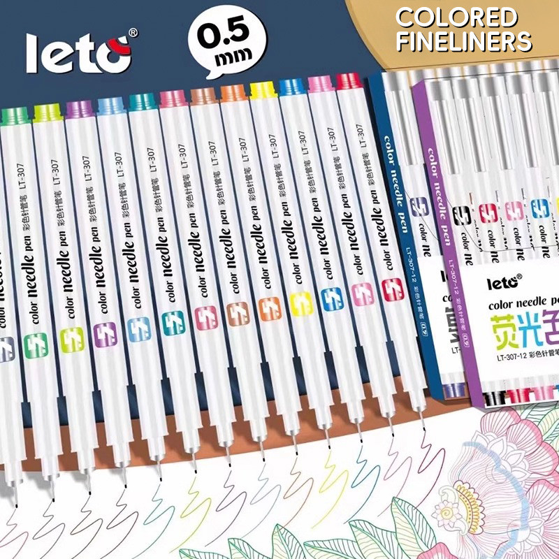 Fine liner Needle Pen 12pcs Se - Copic Marker Sketch recension och pris