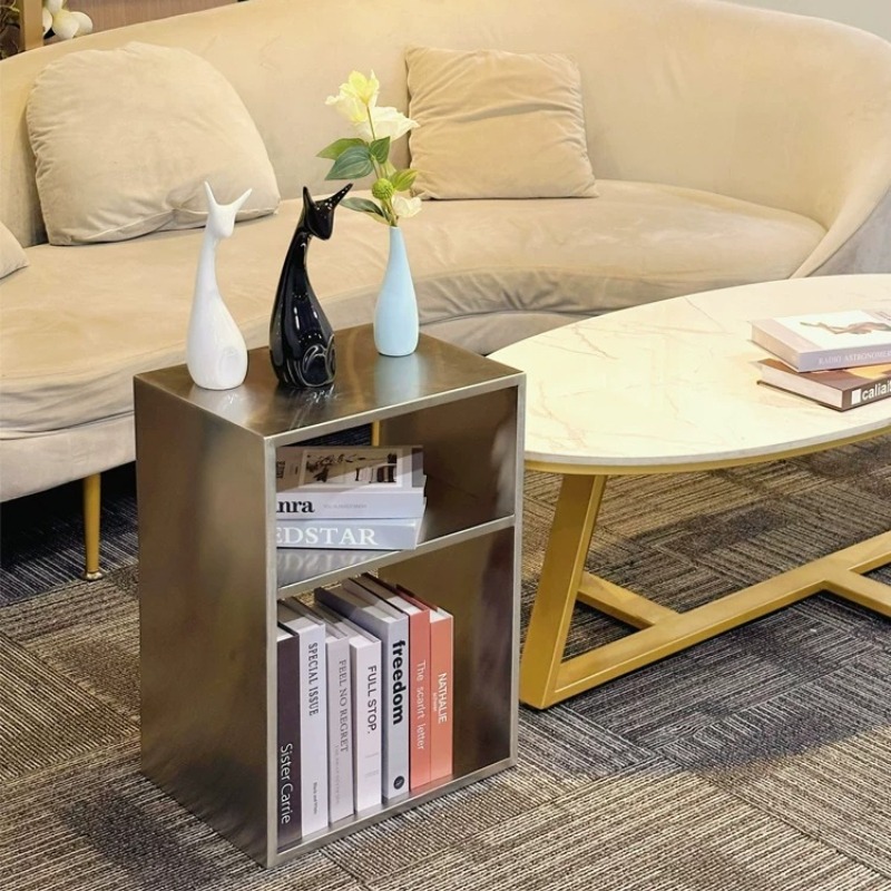 Stainless Steel Mid-Century Co - Magazine Holder Rack recension och pris