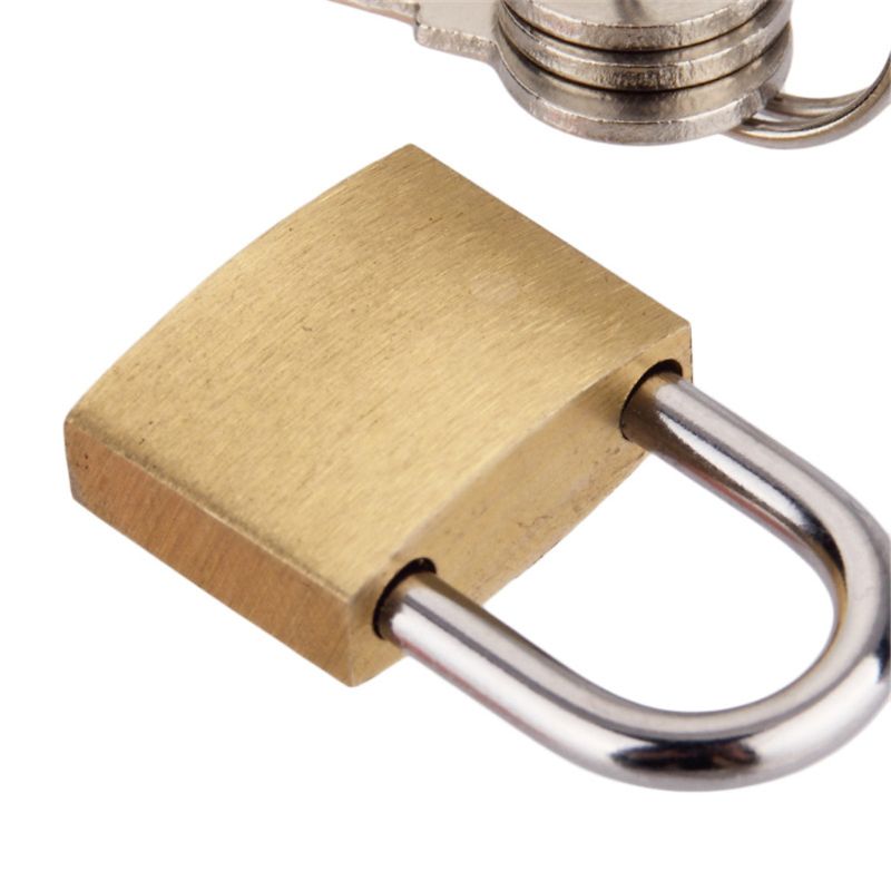 Brass Padlock with Keys, Small - Letter Opener Brass recension och pris